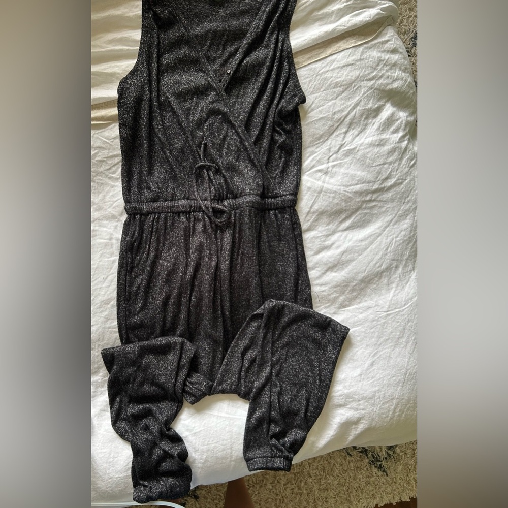 Stars Above Charcoal Black Jumpsuit Sz Small